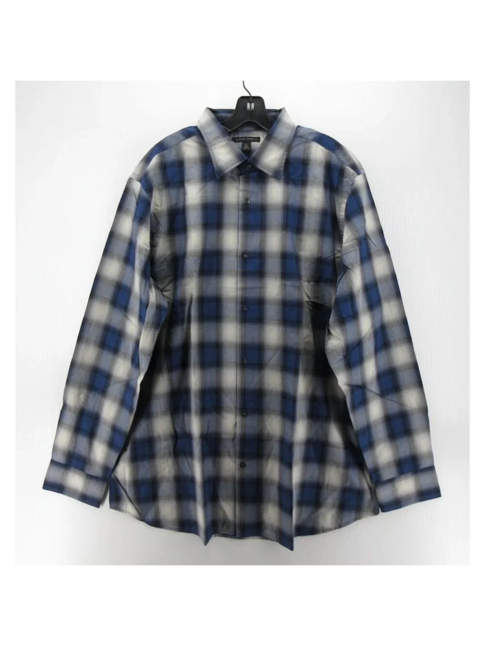 Banana Republic Shirt XXL Tall Button Up Shadow Plaid Classic Woven
